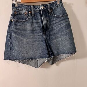 Madewell Blue Jean Shorts